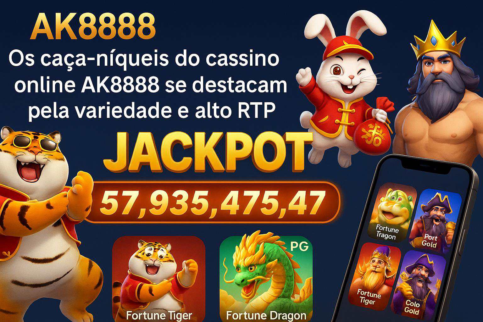 Jogos de Slot no Casino Online AK8888