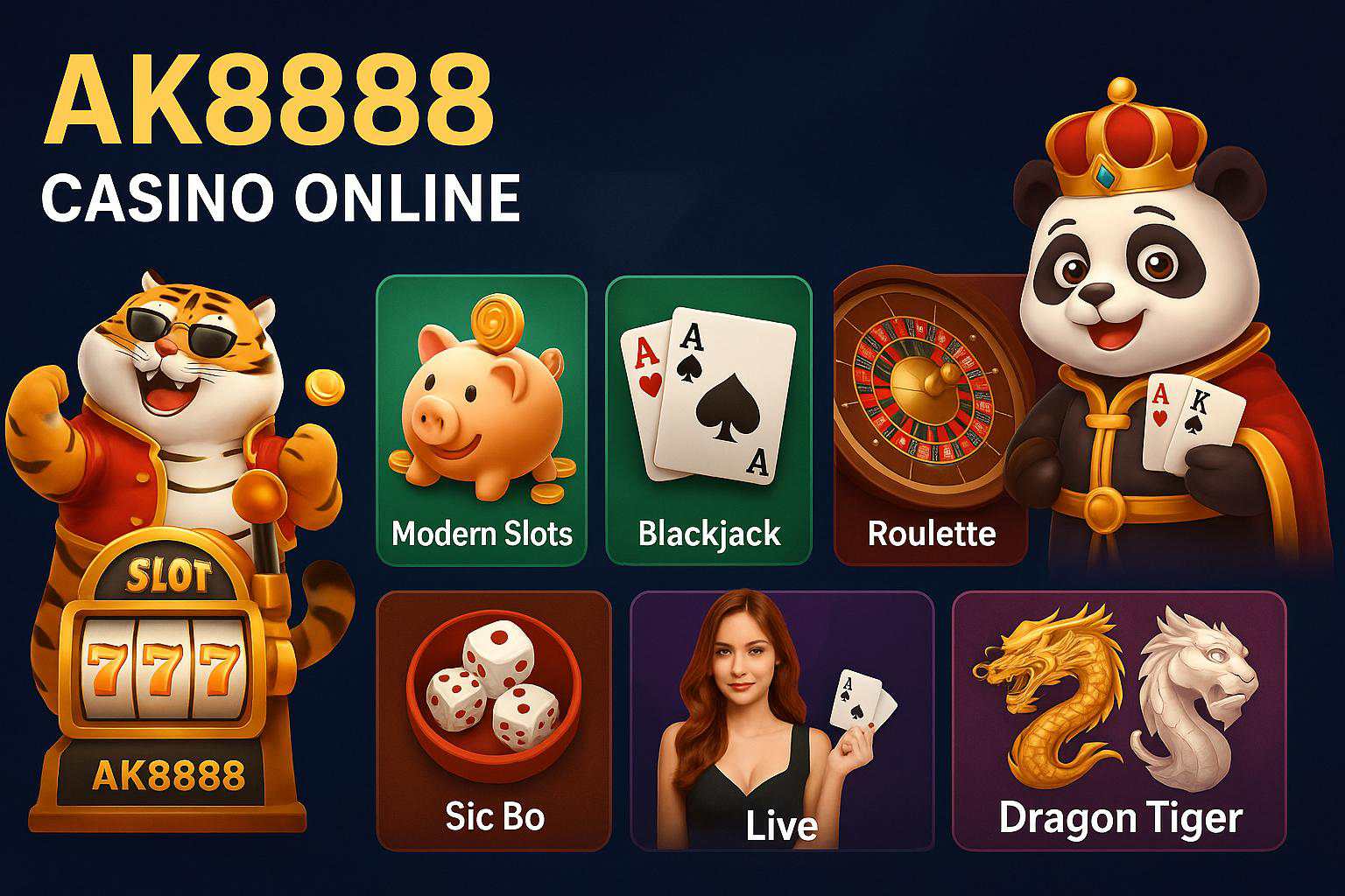 Jogos de cassino online AK8888